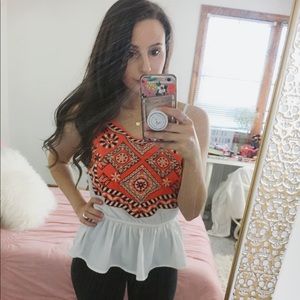 Abercrombie & Fitch Embroidered Tank